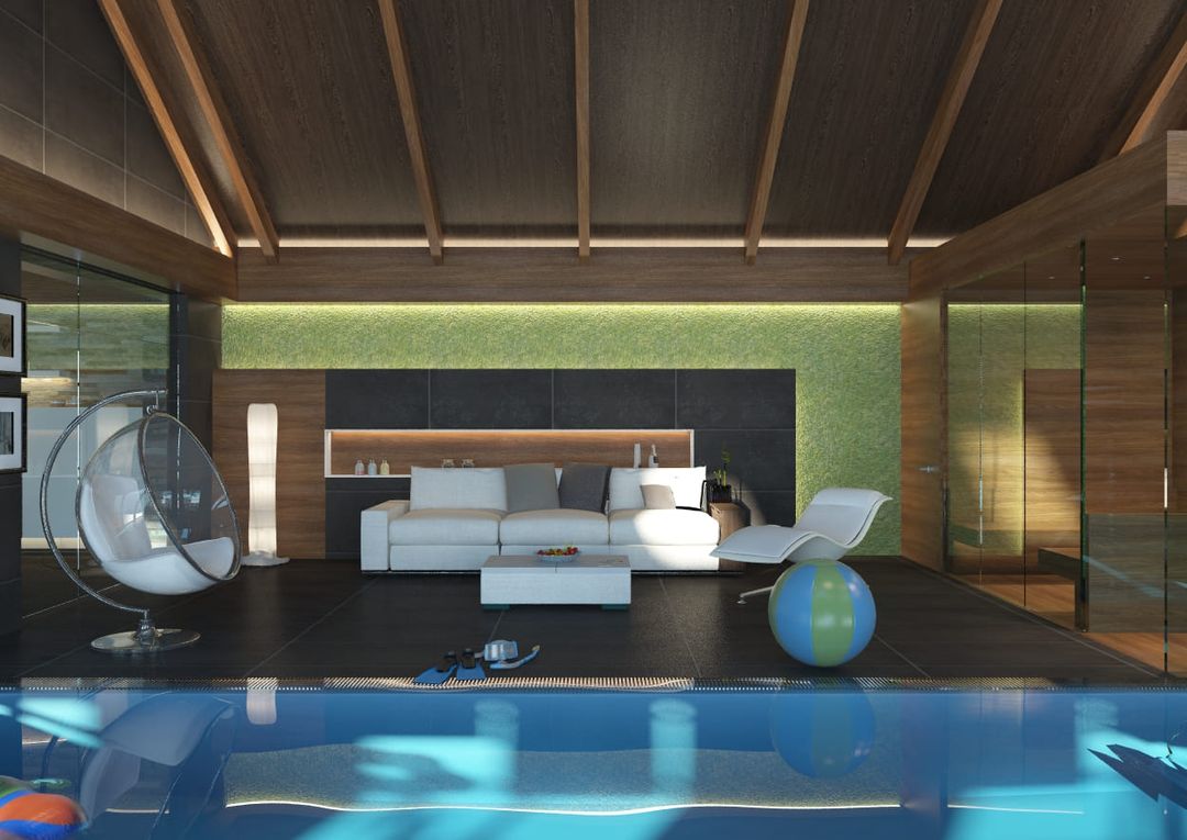 «Дом света 2». Банный домик с бассейном.