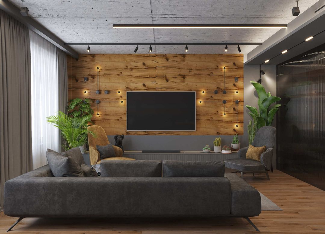 «Донской лофт». Квартира 140 м2 с видом на Дон.