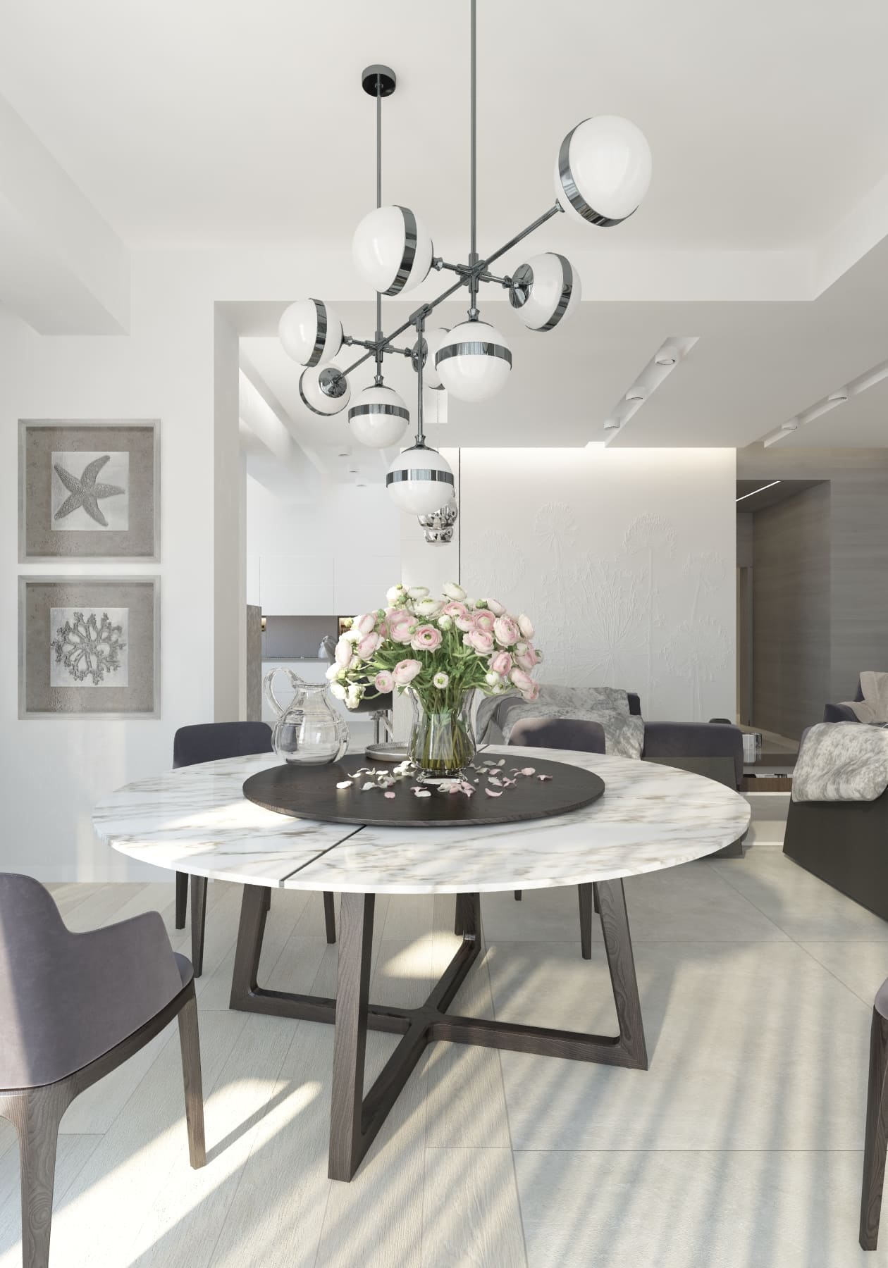 «Светло-белый». Квартира 150 м2 в Сочи